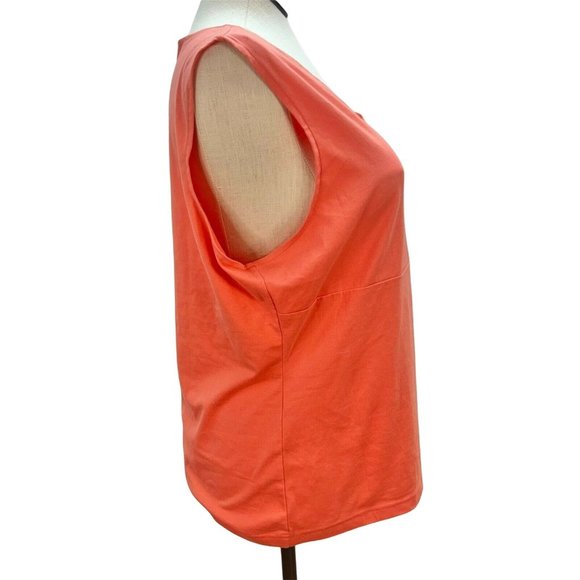 MHD Woman 3X Peach V Neck Sleeveless Top NWT - Picture 7 of 7